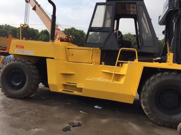 Isuzu Engine Used Industrial Forklift , TCM Used Diesel Forklift Truck