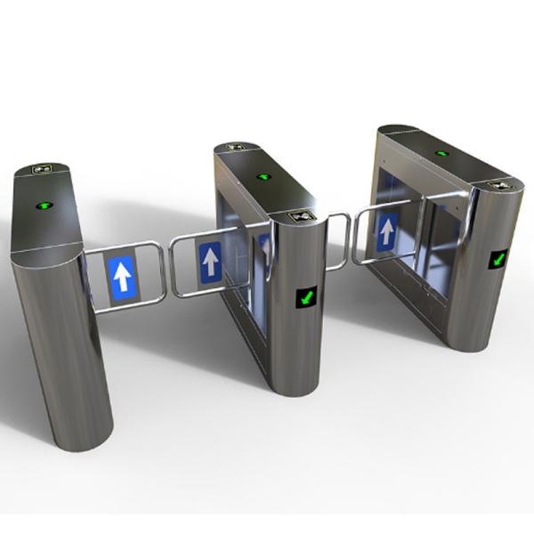 Automatic Opening Swing Turnstile Barrier Gate Handicapped Wide Channel Smart Card Access Control