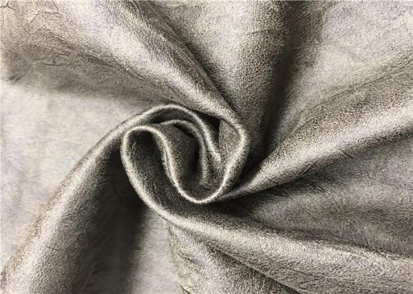 Thick Faux Suede Leather Fabric Waterproof Flame - Retardant For Garments