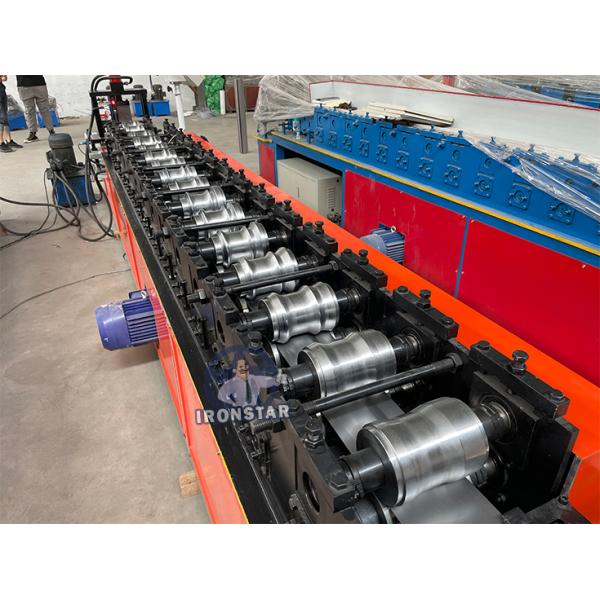 “Door Shutter Roll Forming Machine Equipped with Hydraulic Cutter and PLC Control for Automated and Shutter Manufacturing”