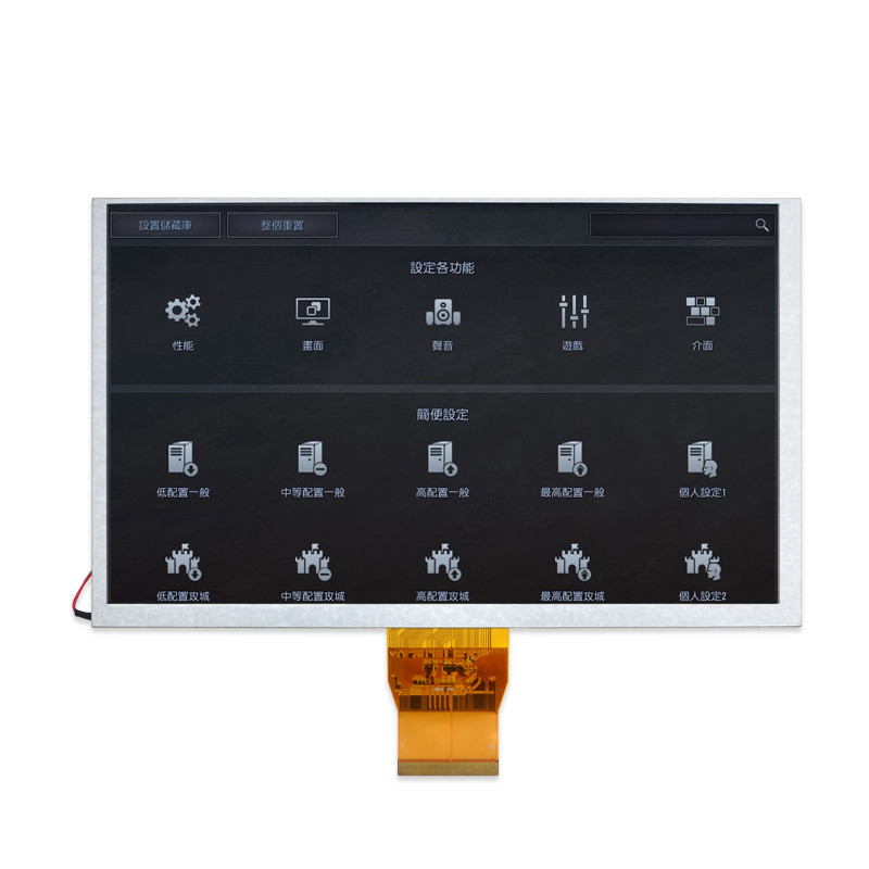 9 дюймовый TFT LCD дисплей, разрешение 1024x600, 300cd/M2 с интерфейсом LVDS 50 PINS