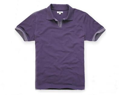 Classic 100% Bamboo Yarn POLO T Shirts Anti - Pilling / Anti - Wrinkle Material
