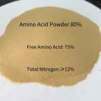 Acide aminé libre à base de soja 75% engrais en poudre à base d'acide aminé 80%