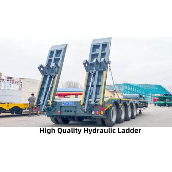 TITAN 4 Axle 100 Ton 40 Feet Low Bed Trailer Price