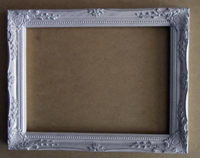 antique home decor mirror frame,wood white classical mirror frame