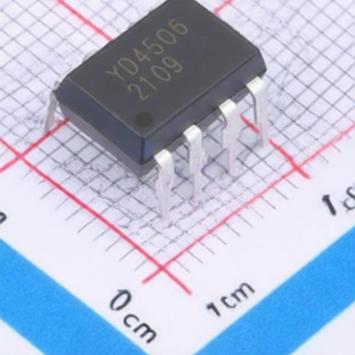 High speed GaAsP LED optocoupler KTP HCPL-4506-C1L0 for gate drive interface and inverter efficiency enhancement