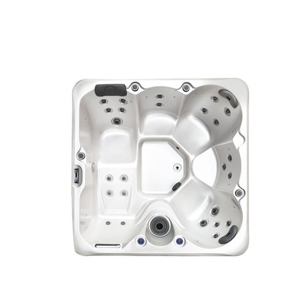 Modern Design Outdoor Massage Hot Tub with Lounge 5 Years Warranty 1900*1900*800mm H 4 Seats + 1 Lounge