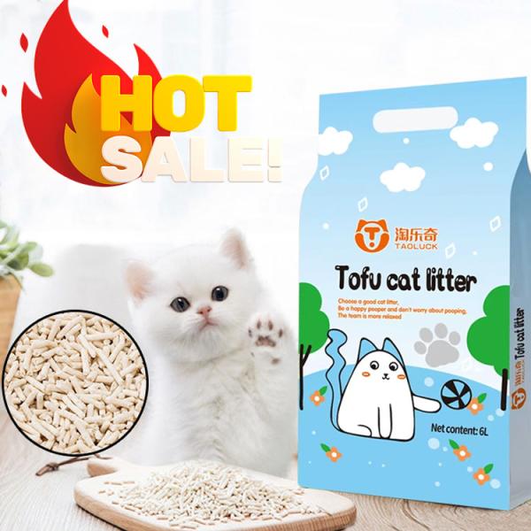 Easy Scoop 6L Tofu libre de polvo basura de gato antibacteriana sin polvo basura de gato