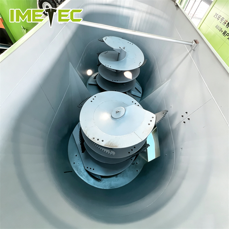 Static Vertical Dairy Feed Tmr Wagon Mixer Machine Wear Resistance