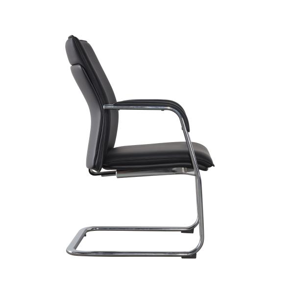 6020 Metal Real Leather Executive Office Executive Computer Chair Tilt Swivel 3D