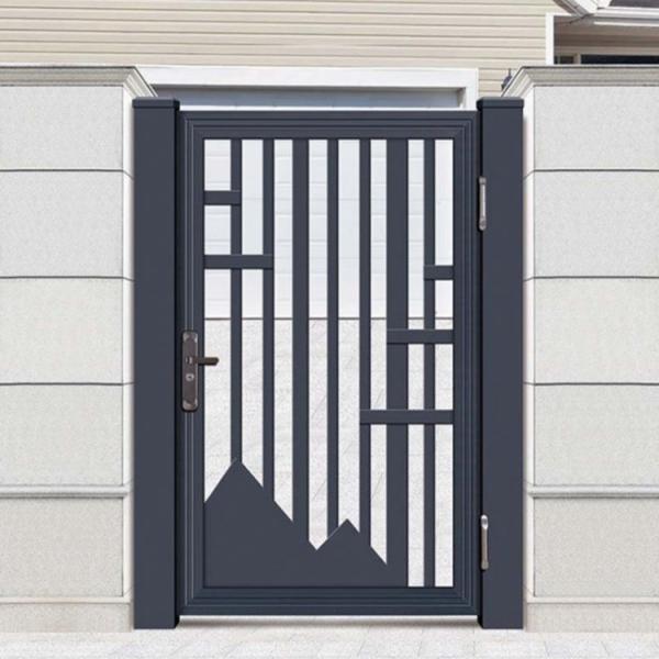 Artistic Metal Decorative Gate Driveway Ornamental Aluminum Garden Gates