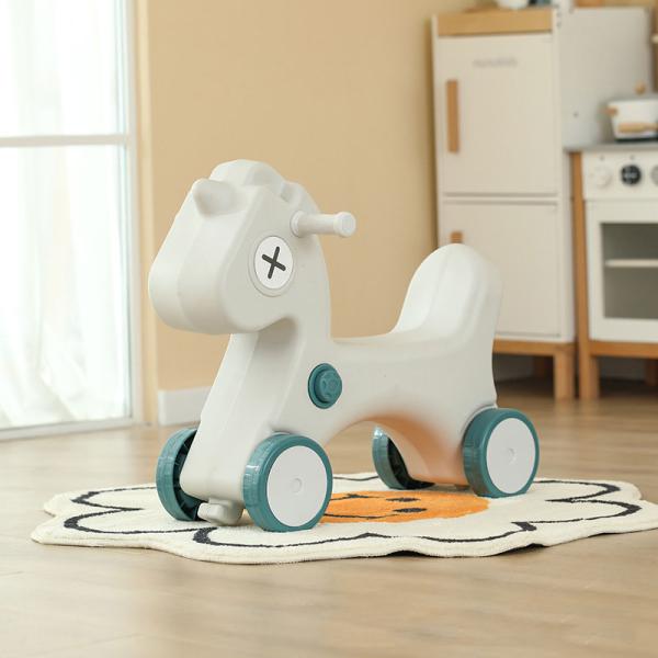 Fun and Safe Rocking Horse Roller Coaster for Baby PVC Material Perfect Birthday Gift