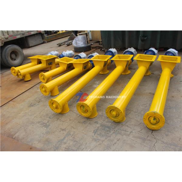 Industrial AugerTubular Screw Conveyor Customized Voltage For Powder