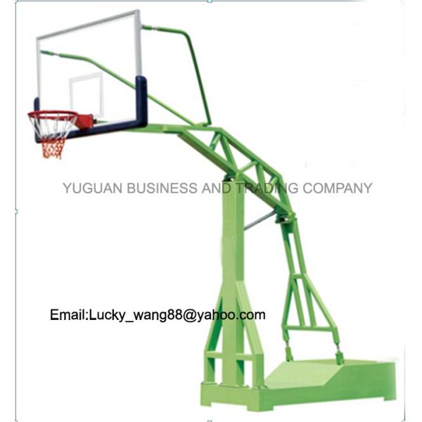 Concave box - type imitation hydraulic basketball stand indoor or outdoor type