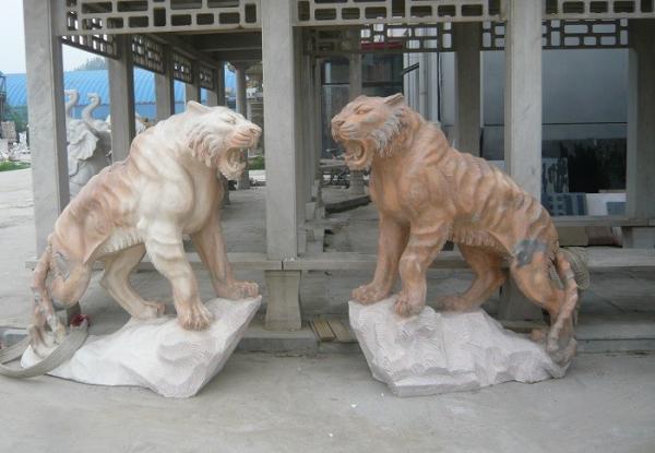 marble animal sculpture with nature stone,,China stone carving Sculpture supplier