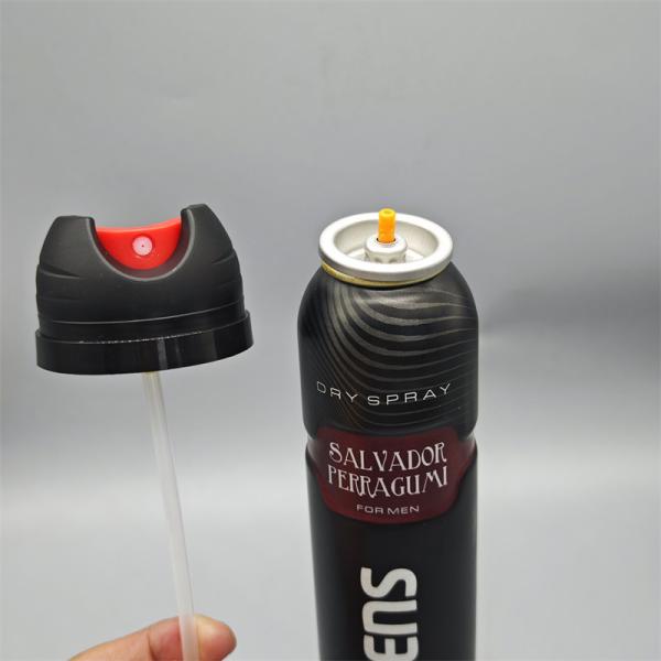 High-End Deodorant Body Spray Valve for Luxury Cosmetics with Metal Accents and Micro-Fine Mist Technology