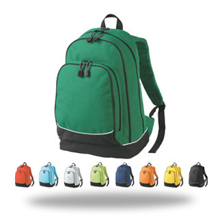 Polyester sports backpack,one large compartment,600D/PVC material