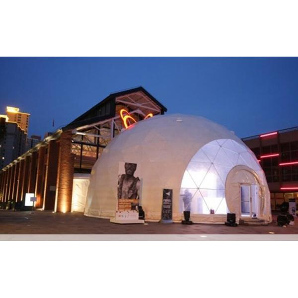 Luxury Large Glamping Tent Outdoor Geodesic Dome Tent Event Dome Outdoor With Shower Toilet, Canopy Gazebos Screen