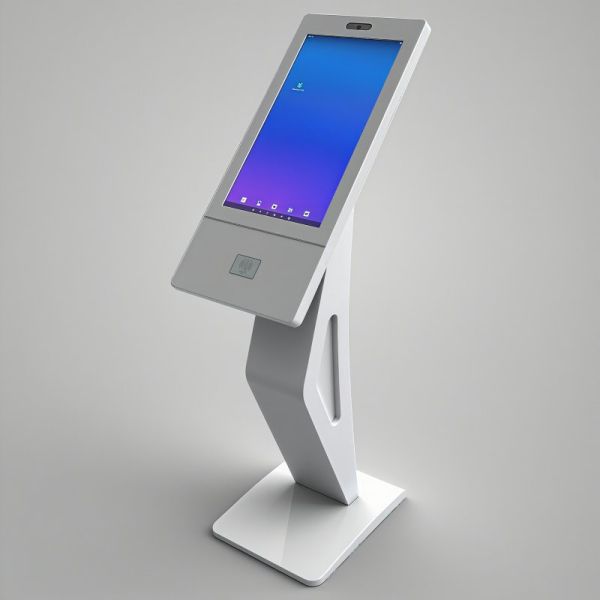 27/32 Inch Floor Standing Touch Screen Self Service Kiosk with 1920X1080 Resolution for Self Ordering and Interactive Use