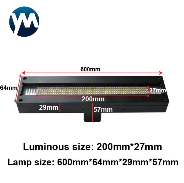 УЛЬТРАФИОЛЕТОВОЕ СИД 750W леча системы света 365nm 385nm 395nm УЛЬТРАФИОЛЕТОВЫЕ леча для печатания