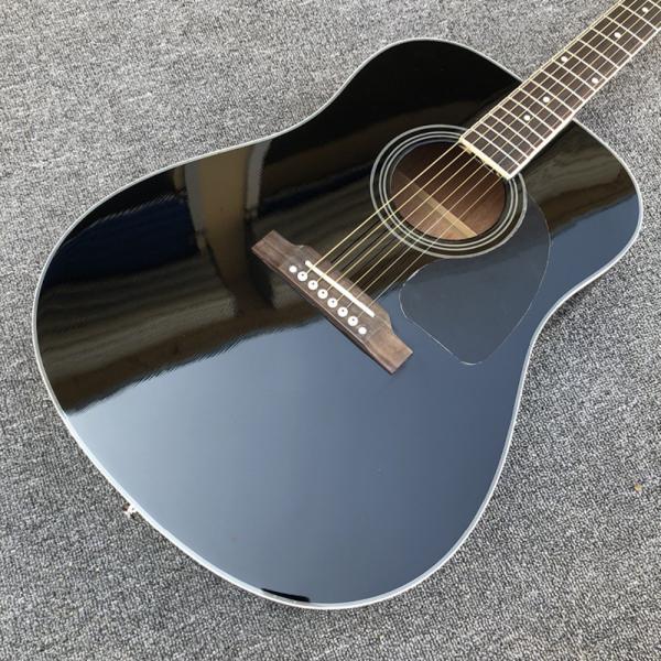 2019 Factory custom 6 acoustic guitar black Billie Joe electric acoustic electric guitar Free Shipping