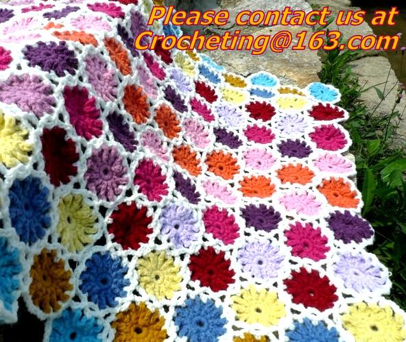 Crochet Vintage Throw Blankets Hand-Woven Bedspread Bedcover Home Decorate Bed/sofa Blanke