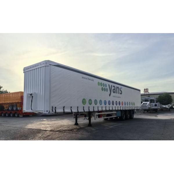 Колесная основание 1310 мм прочный боковой занавес полуприцеп для гибкой и безопасной загрузки