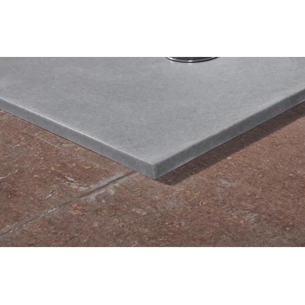 Основание ливня Polymarble профессионала свободное стоящее серое, прямоугольный поднос ливня