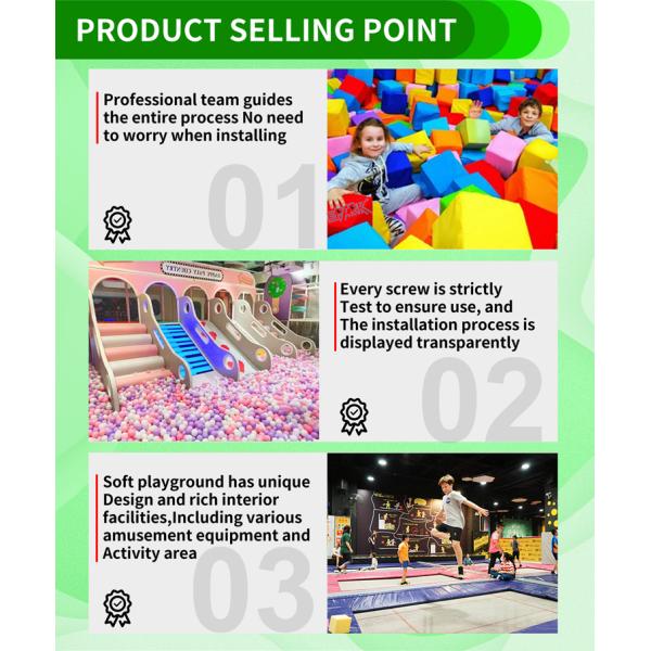 Soft Playland Children's Grassland Theme Commercial Indoor Playground Party Soft Playground Park