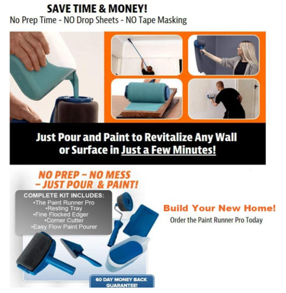 ролик краски 10pcs установил для крася крыши потолка пола двери стены