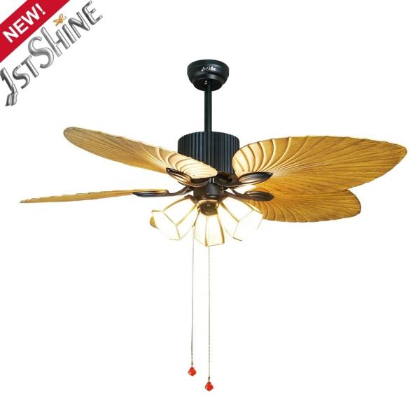 Funcionalidade de sala de estar Design decorativo 52 polegadas ABS lâminas Ventilador de teto com luz