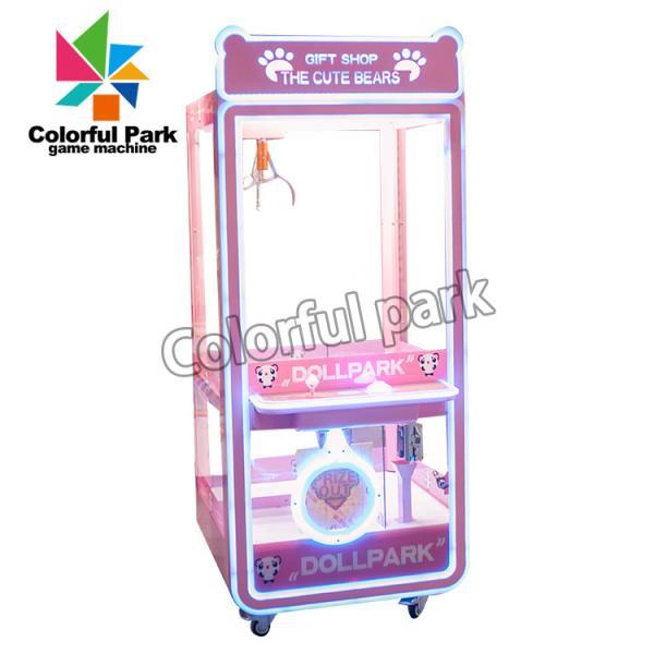 Coin Operated Pusher Claw Crane Machine Deck Mobile Toy Doll Machine