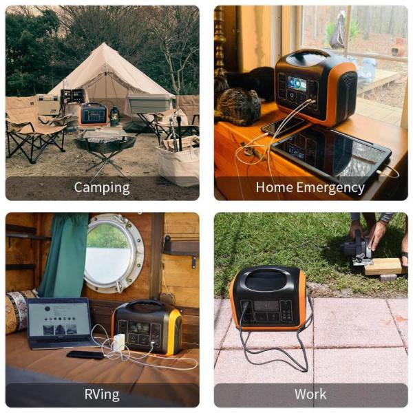 Portable 1800W Solar Charging Generator for Phone / Drone / Camera / Car Refrigerator