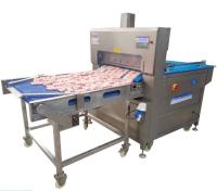 Machine à trancher la viande à huit rouleaux pour le traitement de la viande fraîche et congelée à grande vitesse