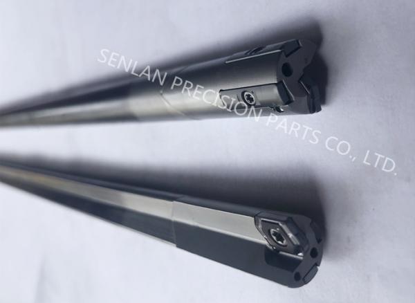ferramenta Indexable da broca de arma do bocado de broca da lâmina do carboneto da perfuração do furo profundo de 17.99mm