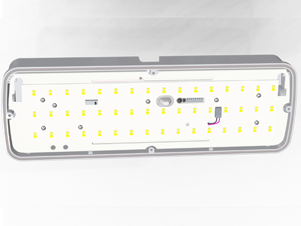 Bulk Head LED Porch Light 8W with 3CCT and Power Switchable multi-function as Emergency Exit Signage with 4 directions