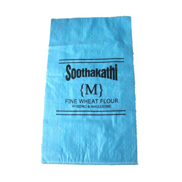 OEM PP Wheat Flour Packing Bags , Woven Sack Bags For Agricultural / Indusrial