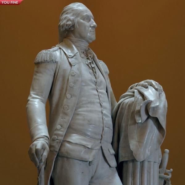 Life Size Marble George Washington Presidential Sculpture