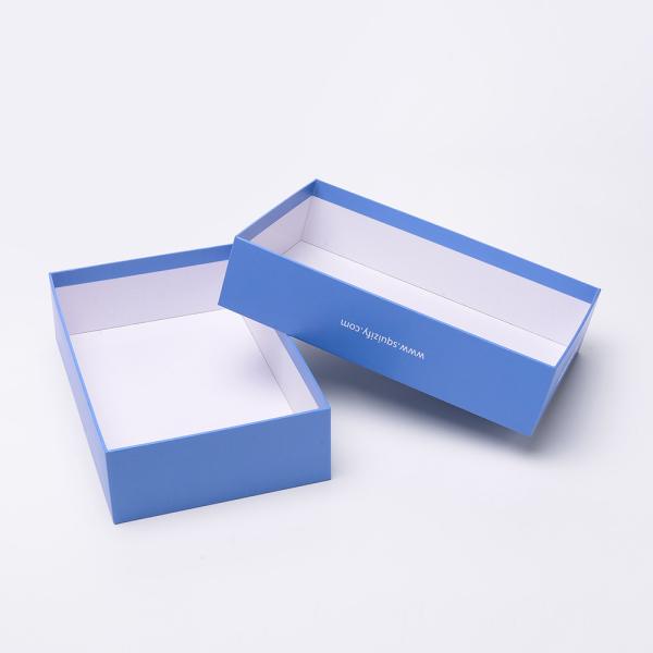 Blue Cardboard Candy Box Supermarket Advertising Promotional For Packaging