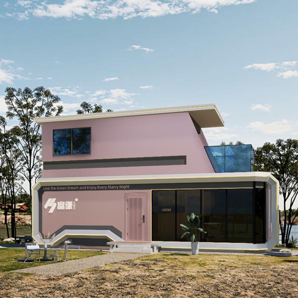 Apple Cabin lujoso prefabricado de diseño moderno Tiny House Villa Contenedor