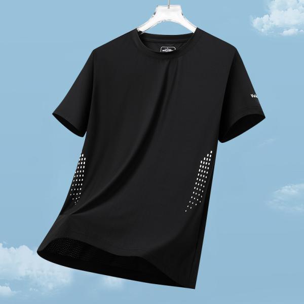 Sporty Style Custom Logo Polyester Spandex Oversized White T-shirts for Men