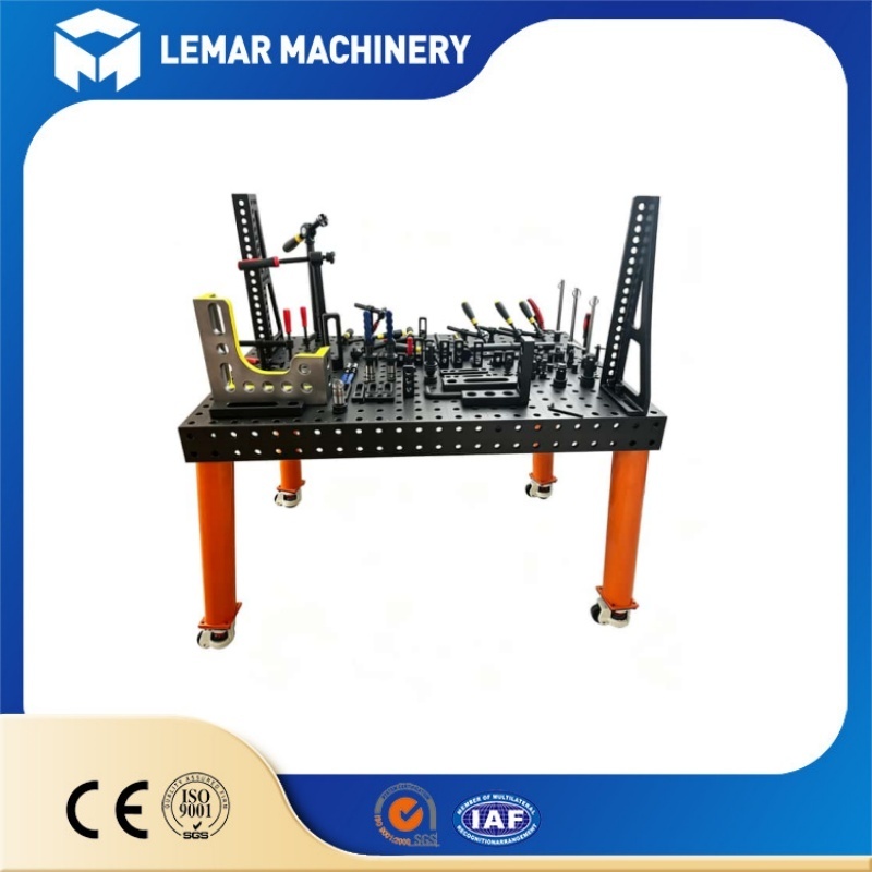 Accurate Grid Positioning High Flatness D16 3D Welding Fixture Work Table