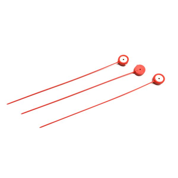 CE RoHs Plastic Security Seals With 69N Tensile Strength And Laser Print