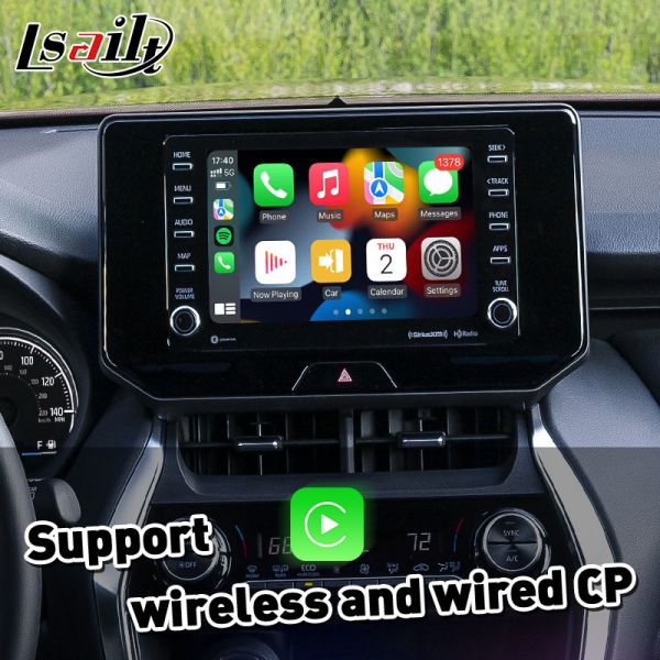 Lsailt Wireless Android Auto Carplay Interface for 2020-Present Toyota Venza Harrier