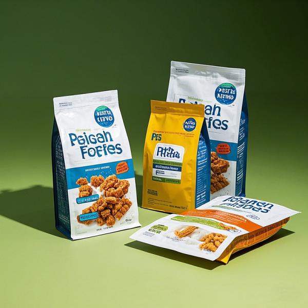 Child-Resistant Custom Pouches Factory Direct Wholesale Eco-Friendly Bags for Pet Food