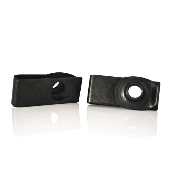 DIN padrão revestido de zinco preto 304 aço inoxidável U Clips Nut para automóvel de motocicleta