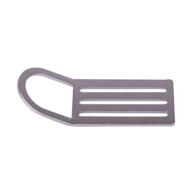 9*3.7cm 316ss D-SHAPE buckle pre-bent webbing D-ring weight belt keeper for diving