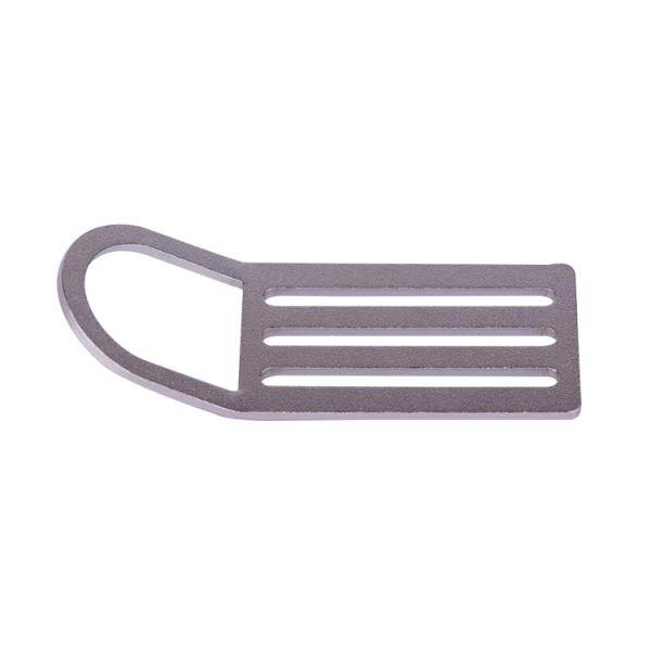 9*3.7cm 316ss D-SHAPE buckle pre-bent webbing D-ring weight belt keeper for diving
