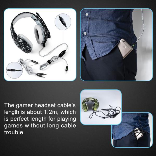 20000Hz Onikuma K1b Camouflage Gaming Headphones