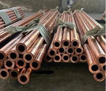 ASTM 2mm 4mm Seamless Copper Pipe C10100 C10200 Coated Steel Tube For Refrigeration